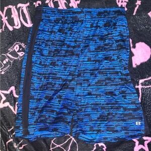 Layer 8 Blue & Black Basketball Shorts